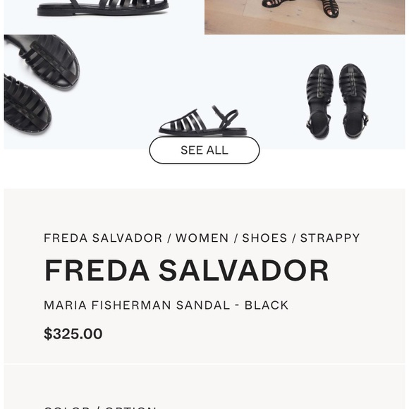 Black Strappy Sandals - Picture 5 of 10